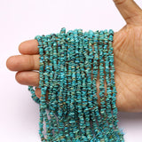 Turquoise (Stabilized) Uncut Strand Length-16 Inch 5 Strand