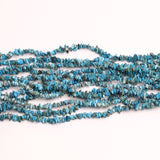 Turquoise (Stabilized) Uncut Strand Length-16 Inch 5 Strand