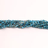 Turquoise (Stabilized) Uncut Strand Length-16 Inch 5 Strand