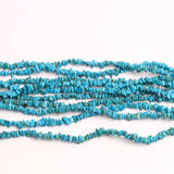 Turquoise (Stabilized) Uncut Strand Length-16 Inch 5 Strand