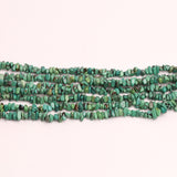 Turquoise (Stabilized) Uncut Strand Length-16 Inch 5 Strand