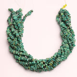 Turquoise (Stabilized) Uncut Strand Length-16 Inch 5 Strand